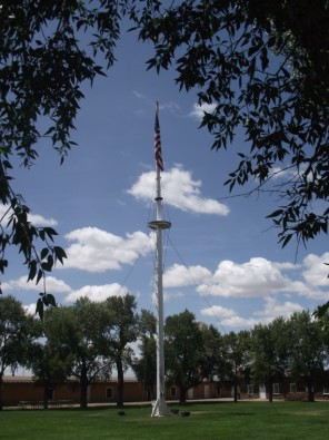 Flag Post at Ft. Garland
